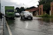 Pantura Demak Tergenang Banjir,  Arus Lalu Lintas Tersendat