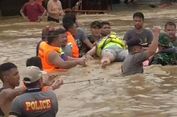 Meninggal Dunia, Polisi yang Tertimpa Beton Saat Selamatkan Korban Banjir Bandang