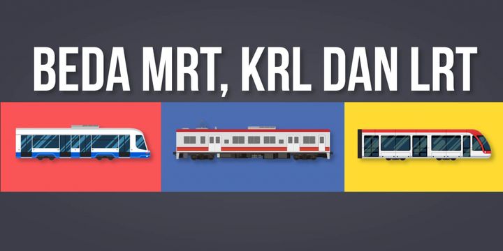 INFOGRAFIK: Mengenal Perbedaan KRL, MRT, Dan LRT...