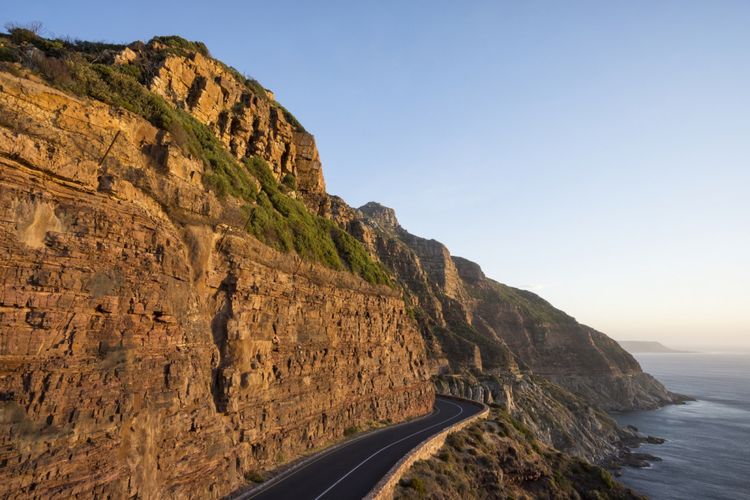 Chapmans Peak Drive di Afrika Selatan.