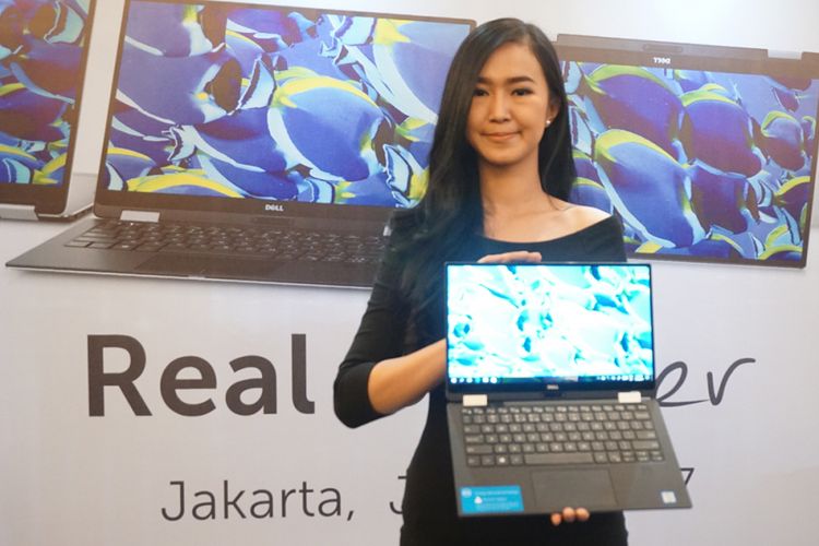 Laptop 2-in-1 Dell XPS 13 resmi dirilis di Indonesia, Selasa (18/7/2017).
