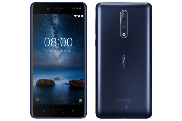 Bocoran gambar press render Nokia 8.