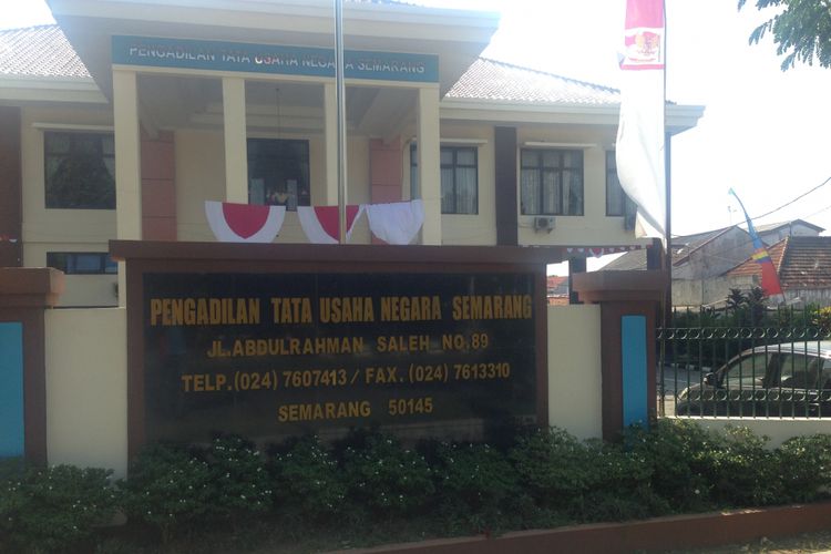 kantor Pengadilan Tata Usaha Negara (PTUN) Semarang. 