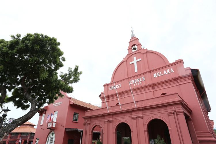 Gereja bersejarah di Kota Melaka Malaysia