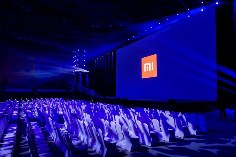 Lokasi acara peluncuran produk terbaru Xiaomi di Beijing University of Technology, Senin (11/9/2017).