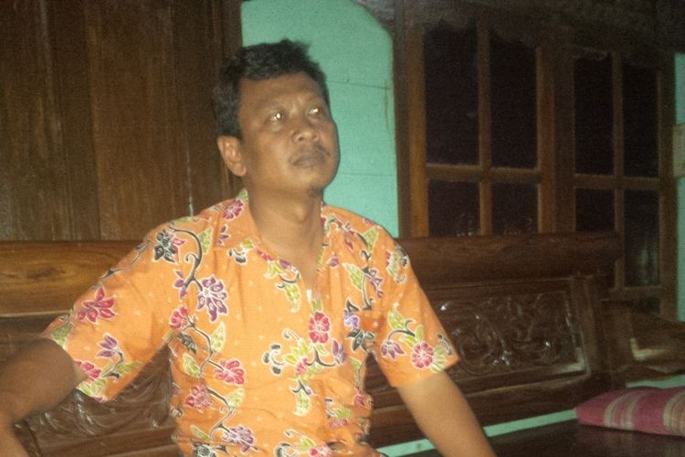 Kepala Dusun Sirahan, Sentot Suwarno saat ditemui KOMPAS.com, Rabu (13/9/2017) sore.