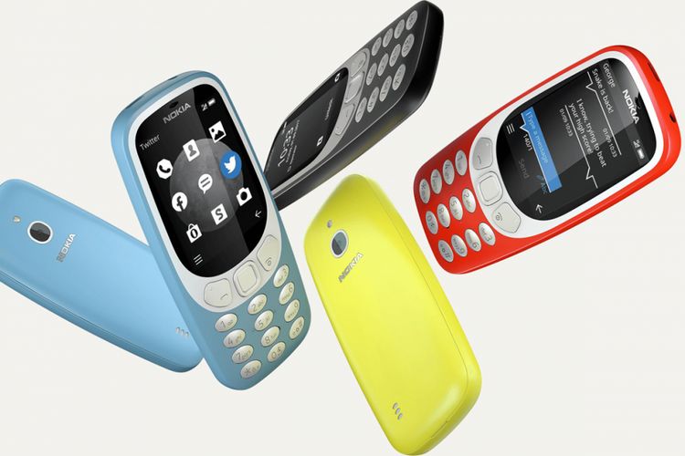 Nokia 3310 dengan konektivitas 3G.