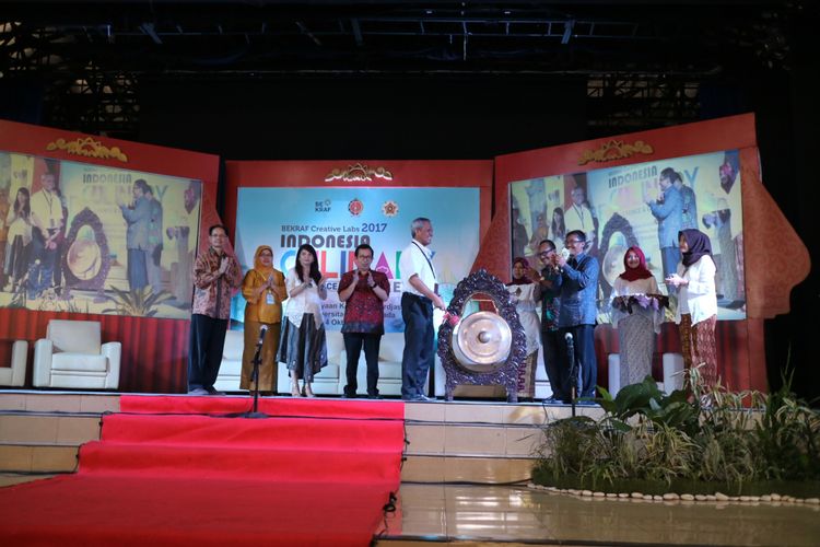  Indonesian Culinary Converence & Creative Expo resmi dibuka, Selasa Rabu (4/9/2017) di Pusat Kebudayaan Koesnadi Hardjasoemantri, Universitas Gajah Mada, Yogyakarta.