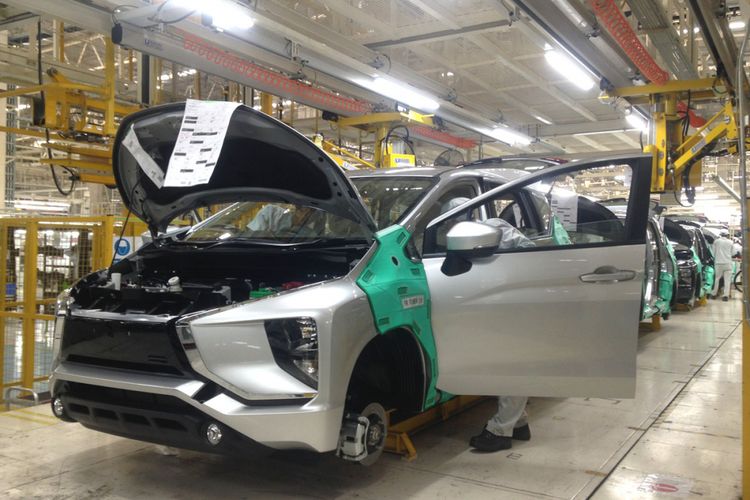 Proses produksi Mitsubishi Xpander.