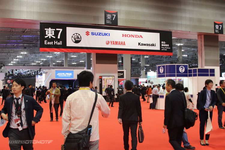 Suasana di Tokyo Motor Show (TMS) 2017.