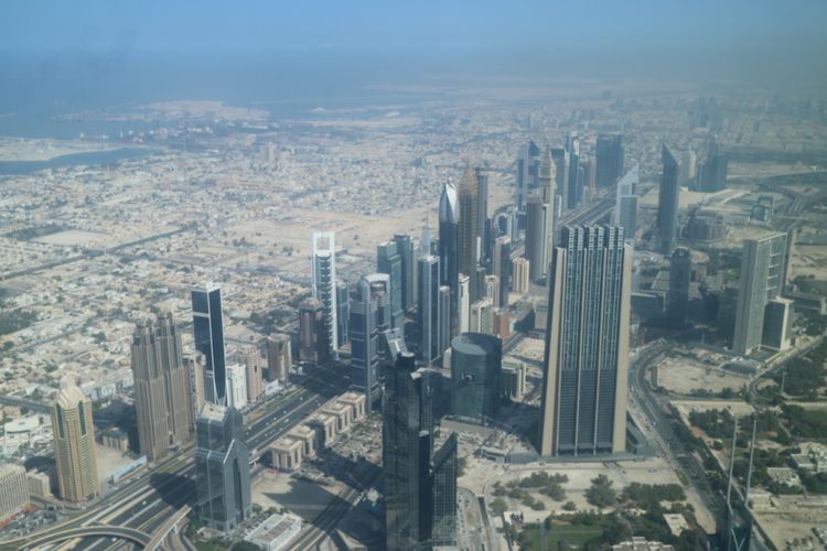 12 Foto Dari Burj Khalifa Dubai Gedung Tertinggi Di Dunia