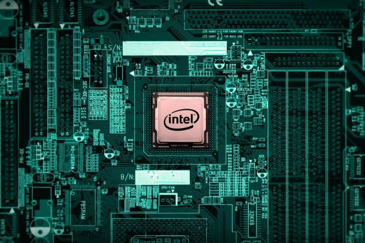 Ilustrasi prosesor PC Intel