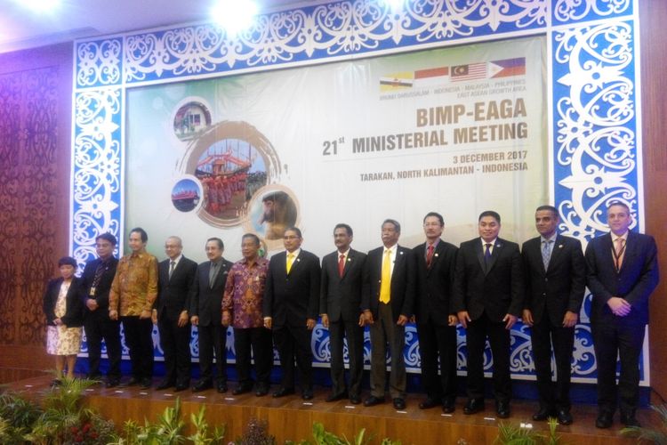 Pertemuan Tingkat Menteri Brunei Darussalam-Indonesia-Malaysia-Philippines East ASEAN Growth Area (BIMP-EAGA) di Tarakan, Kalimantan Utara, Minggu (3/12/2017).