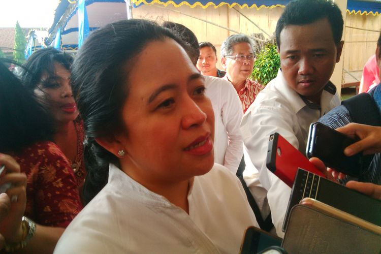 Menteri Koordinator Pembangunan Manusia dan Kebudayaan (Menko PMK), Puan Maharani dalam kunker di Boyolali, Jawa Tengah, Selasa (12/12/2017).