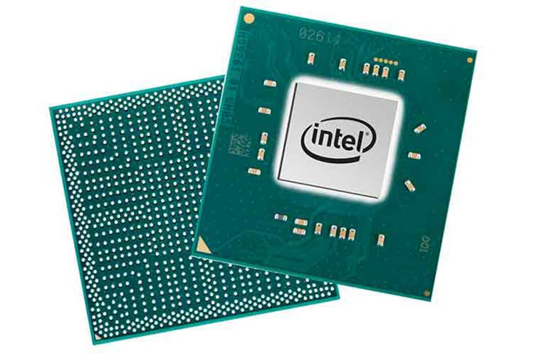 Ilustrasi prosesor Intel Pentium Silver.