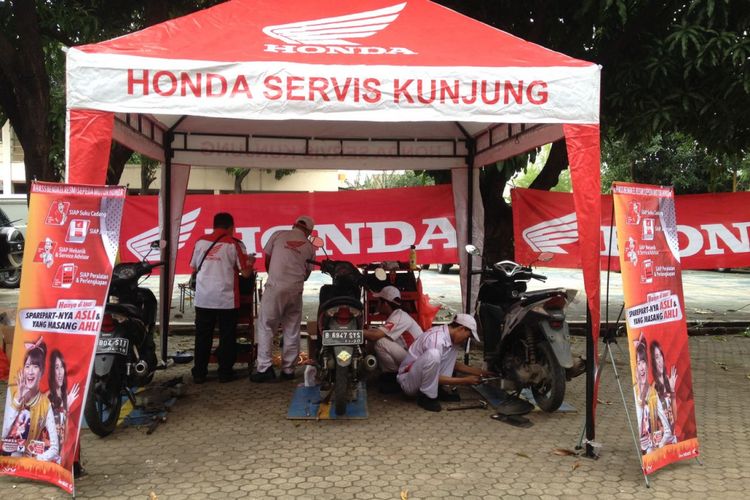 Servis kunjung Wahana Honda.