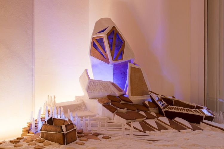Bangunan kue jahe karya Zaha Hadid Architect.