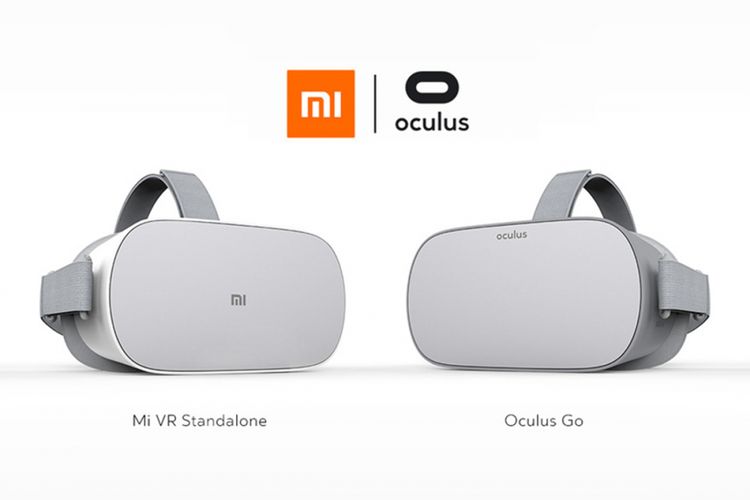 Headset Xiaomi Mi VR Standalone (kiri) dan Oculus Go ibarat pinang dibelah dua. 