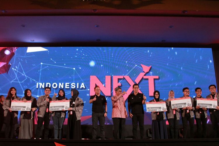 Sepuluh peserta IndonesiaNEXT yang akan berguru ke universitas dan perusahaan teknologi di San Francisco, AS.
