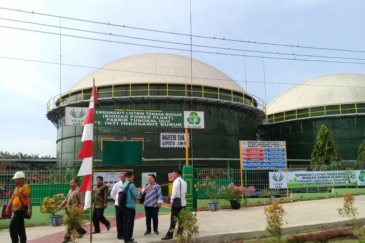 PLTBg Tungkal Ulu di Jambi milik AsianAgri yang diresmikan pada Rabu (24/1/2018) oleh Menteri ESDM Ignasius Jonan dan Gubernur Jambi Zumi Zola. 