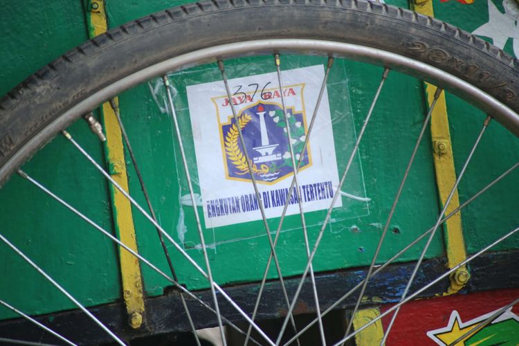 Stiker becak