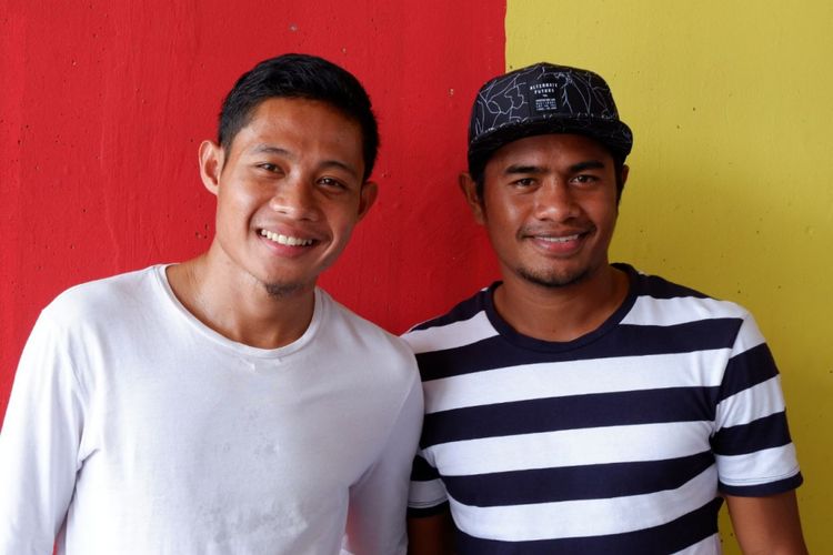 Pemain baru Selangor FA, Evan Dimas dan Ilham Udin.