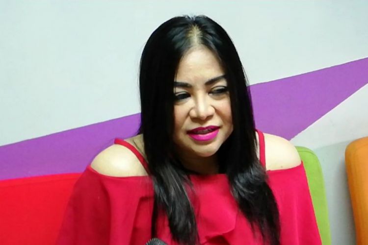 Annisa Bahar diwawancara di Studio TransTV, Mampang, Jakarta Selatan, Senin (5/2/2018).
