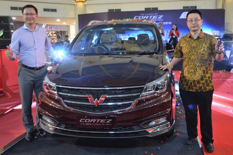 Wuling Cortez resmi diluncurkan untuk pasar Sulawesi Selatan pada 10 Februari 2018 di Mall Panakkukang, Makassar.