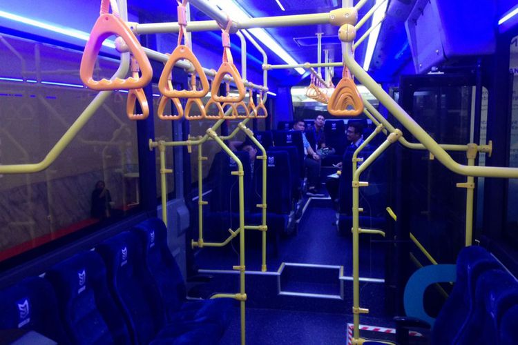 Bus Listrik milik PT Mobil Anak Bangsa.