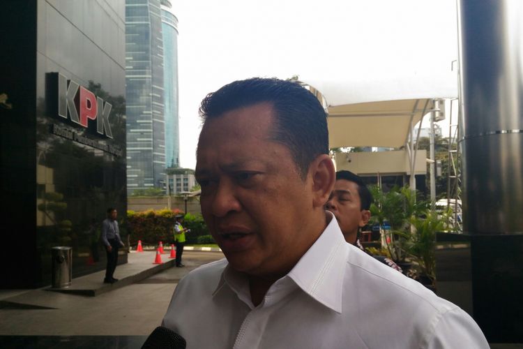 Ketua DPR Bambang Soesatyo mendatangi gedung  Komisi Pemberantasa Korupsi, Selasa (12/3/2018)