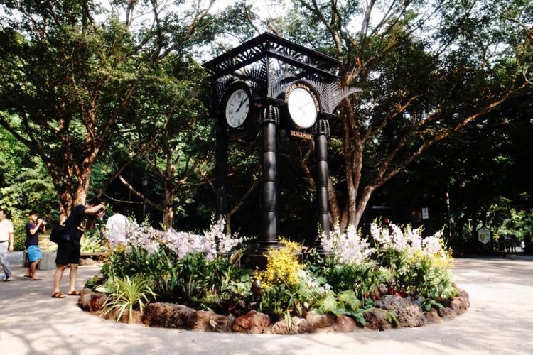 Clock Tower di Singapore Botanic Gardens.