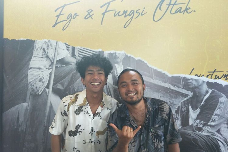 Fourtwnty saat jumpa pers peluncuran album Ego & Fungsi Otak di kawasan Cilandak, Jakarta Selatan, Jumat (20/4/2018).