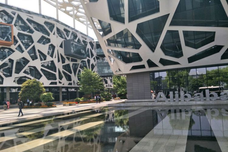 Alibaba Campus di Binjiang, tempat bekerja karyawan Alibaba.com dan AliExpres, Selasa (17/4/2018)