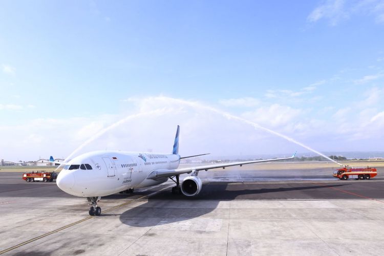 Pesawat Airbus A330-200 dipilih untuk melayani rute terbaru Denpasar-Mumbai, yang baru dibuka, Senin (23/4/2018).