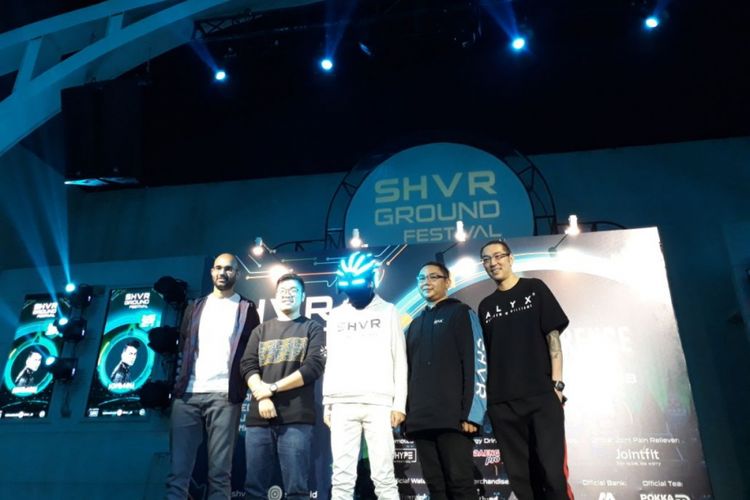 Konferensi pers SHVR Ground Festival 2018 di Empirica SCBD, Jakarta Selatan, Kamis (26/4/2018).