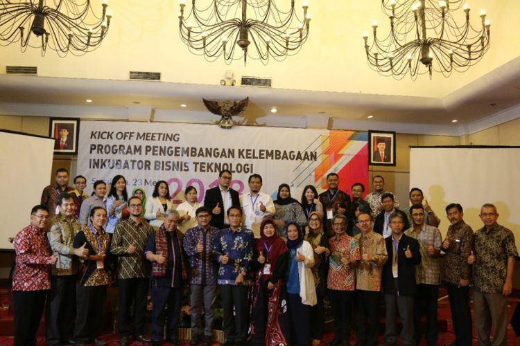 Meeting Program Pengembangan Kelembagaan Inkubator Bisnis Teknologi di Surabaya (23/5/2018)