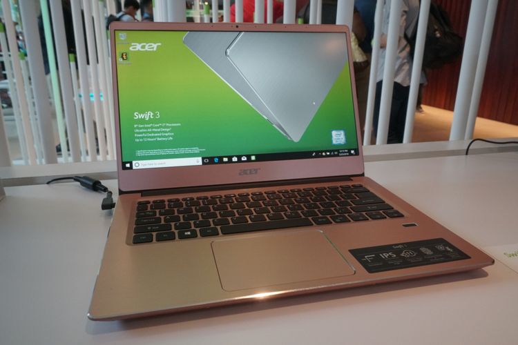 Acer meluncurkan laptop tipis dan ringan bertajuk ?Swift 5?, dalam Konferensi Pers Global yang digelar pada Rabu (23/5/2018), di New York, Amerika Serikat.