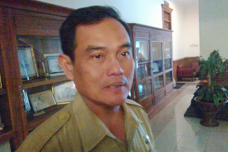 Kepala Dinas Perdagangan (Disdag) Kota Surakarta, Subagyo di Solo, Jawa Tengah, Senin (28/5/2018).