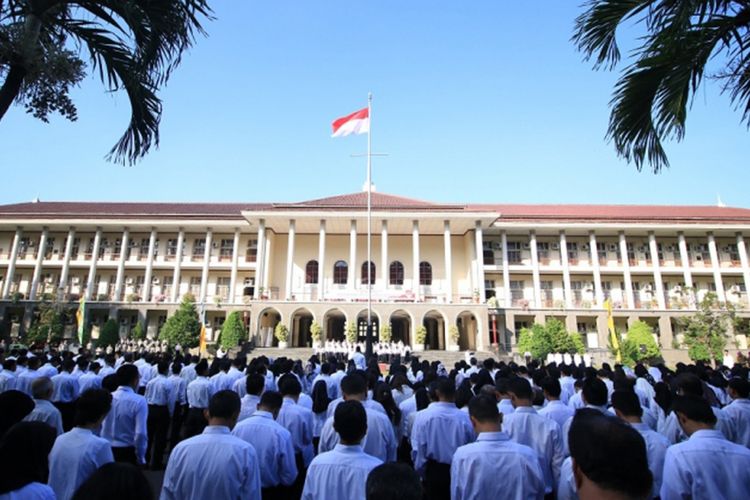 Upacara peringatan Hari Lahir Pancasila di UGM (1/6/2018)