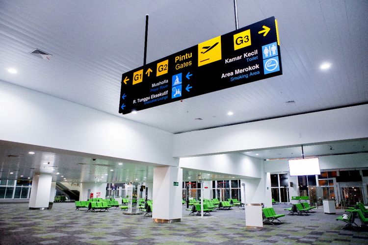 Ruang tunggu di terminal baru Bandara Ahmad Yani Semarang, Kamis (7/6/2018)