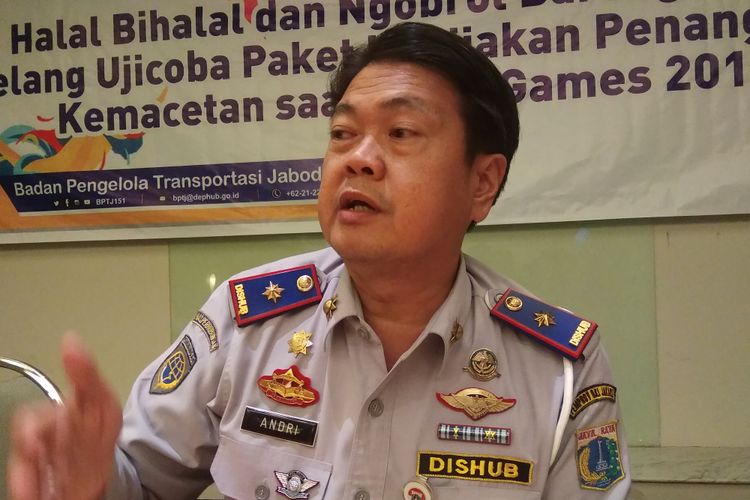 Kepala Dinas Perhubungan DKI Jakarta Andri Yansyah, akan blackliat sopir angkot yang kerja sama dengan copet, Selasa (26/6/2018)
