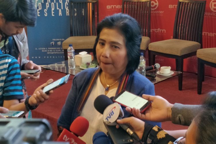 Ketua DPP Partai Nasdem Irma Suryani Chaniago saat ditemui di kawasan Menteng, Jakarta Pusat, Sabtu 14/7/2018.