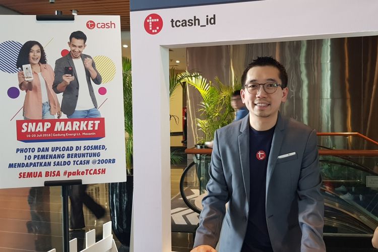 CEO TCash, Danu Wicaksana, Selasa (17/7/2018), pasca mengumumkan TCash terbuka untuk semua operator.