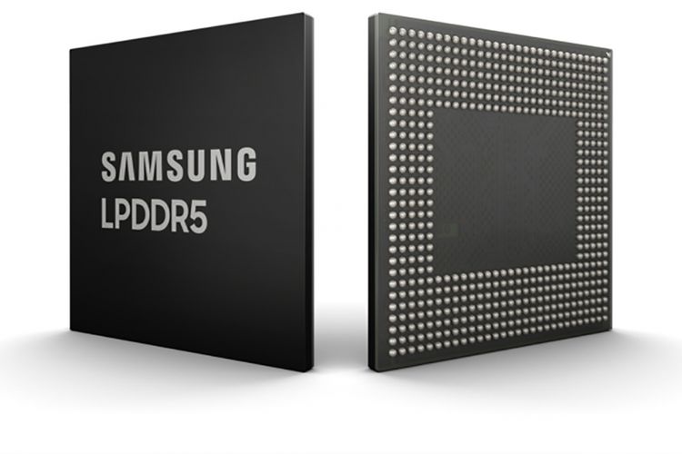 Ilustrasi RAM LPDDR5 Samsung.