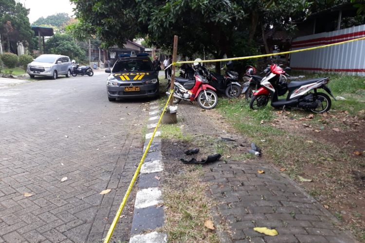 Tempat Kejadian peristwa Mobil Neno Warisman Terbakar, diGriya Tugu Asro Blok B2 Nomor 4, Kecamatan Cimanggis, Kota Depok.