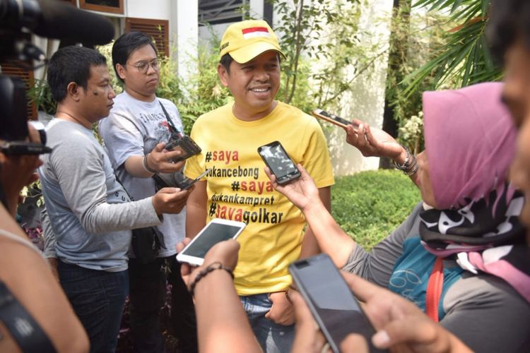 Ketua DPD Golkar Jawa Barat yang juga caleg DPR, Dedi Mulyadi.