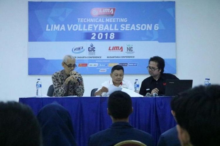 
Pergelaran perdana yang bertajuk LIMA Volleyball: Air Mineral Prim-A Greater Jakarta Conference (GJC) and Nusantara conference (NC) 2018 ini akan hadir di Gelanggang Remaja Pasar Minggu, Jakarta Selatan pada 14-20 Agustus 2018.