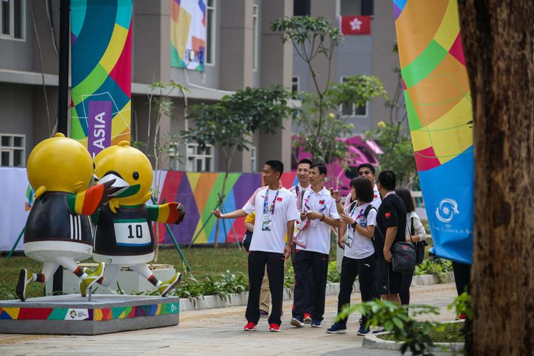 Atlet Peserta Asian Games 2018 Wisma Atlet Kemayoran