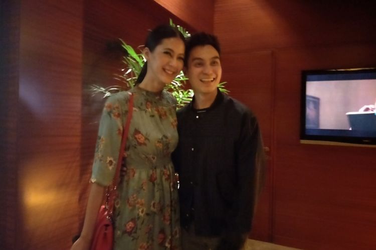 Baim Wong dan Paula Verhoeven menghadiri gala premier film Mile 22 yang dibintangi Iko Uwais di XXI Plaza Senayan, Jakarta Selatan, Senin (20/8/2018) malam.