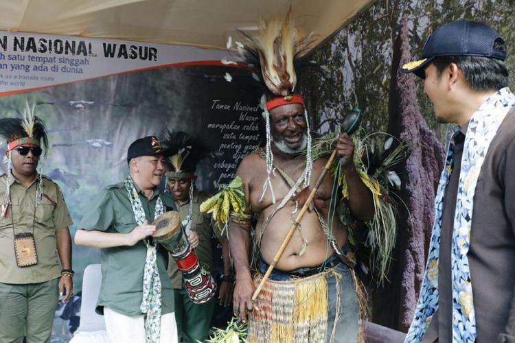 Dirjen KSDAE Kementerian LHK, Wiratno resmi membuka Jambore Nasional Konservasi Alam, dalam rangka peringatan Hari Konservasi Alam Nasional (HKAN) Tahun 2018, Selasa (28/8/2018).